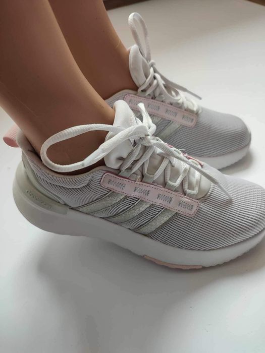 Buty sportowe damskie szare, Adidas Cloudfoam,r. 37