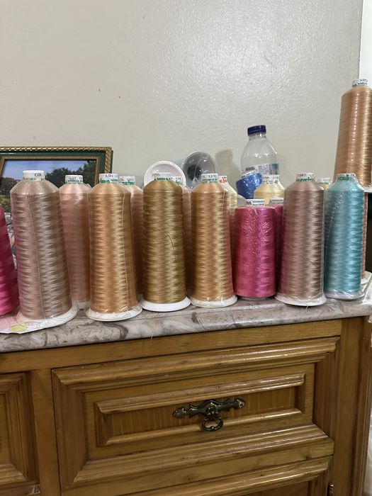 Linhas para maquina de bordar