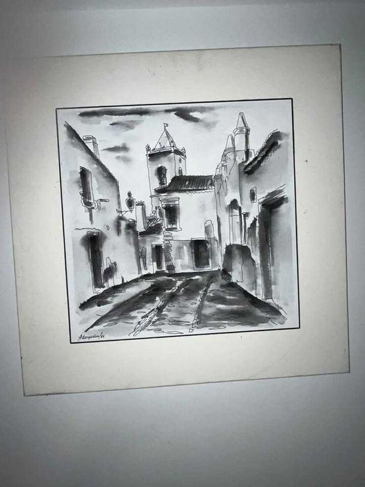 Pintura de António Guimarães "Guima" Óbidos 2012