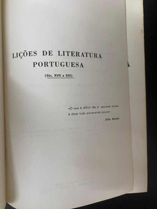 António Bragança – Lições de Literatura Portuguesa 8.ª Edição Capa Dura Exemplar Numerado e Rubricado