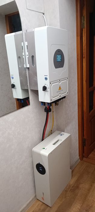 Комплект резервного живлення Deye SUN-5K + Felicity 5.12кВт.