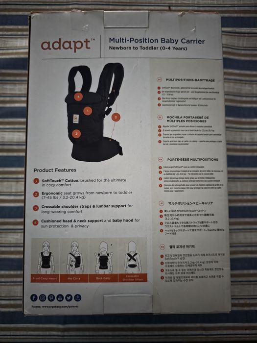 Marsúpio Adapt Ergobaby 0M+