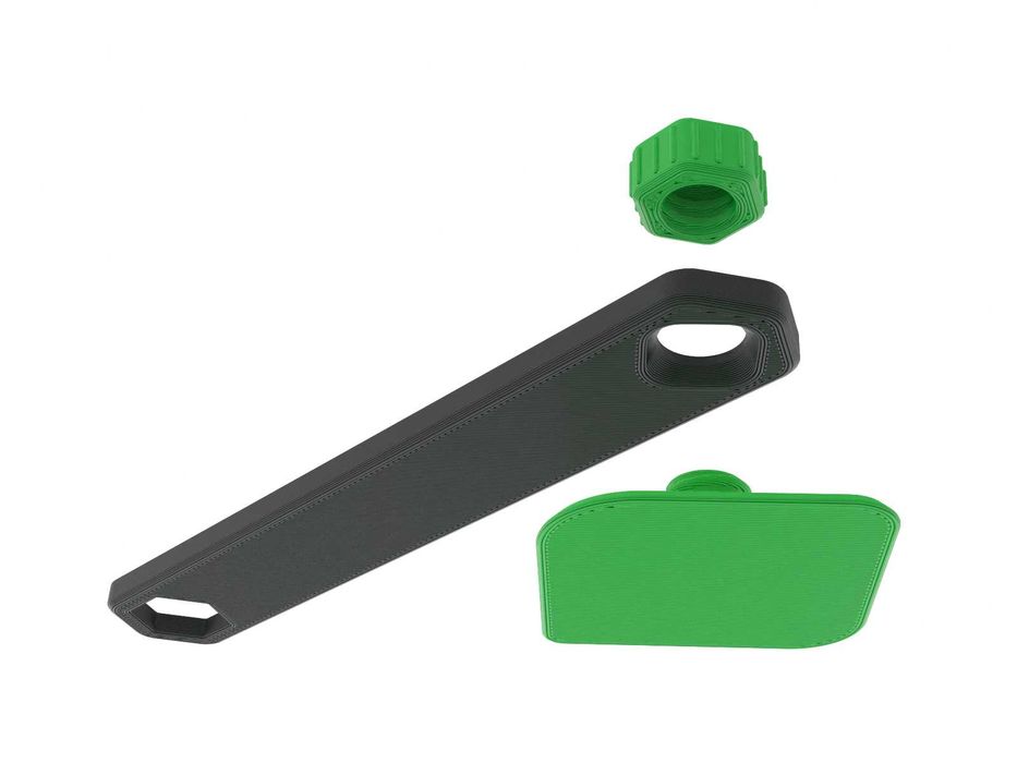 Profesjonalny Zestaw Szpatułek do Silikonu z Wymiennymi Końcówkami 4w1