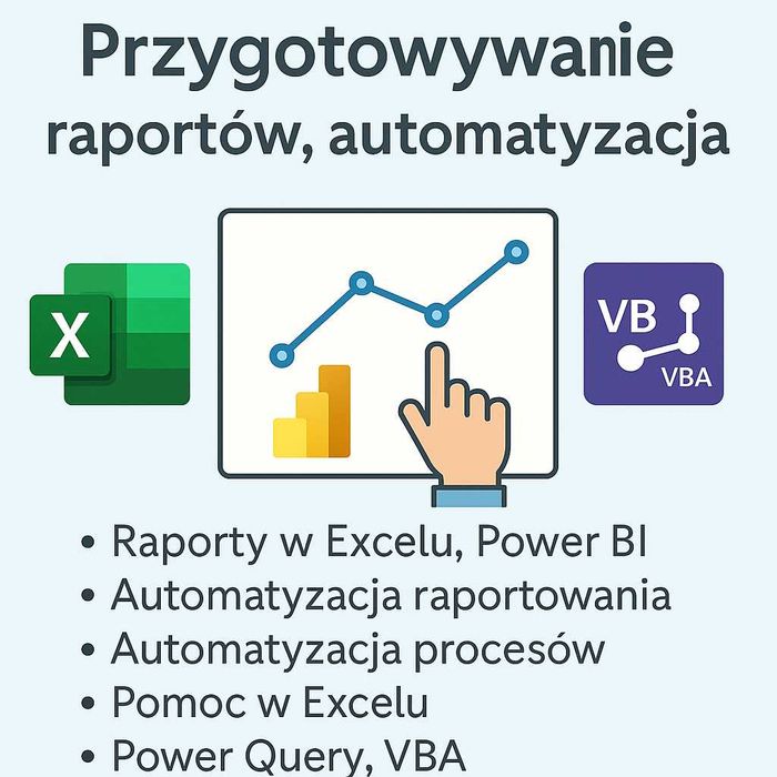 Raporty, Excel/Power BI/VBA/Power Query, Pomoc w Excelu - faktura