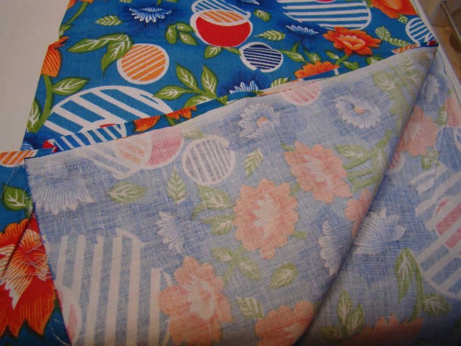 Отрез ткани хлопок Индия из 70-х годов размер 600 х 120 см