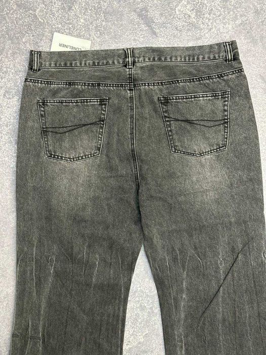 Клеш штани сірі faded zara flared jeans baggy кльош сірі чорні серые