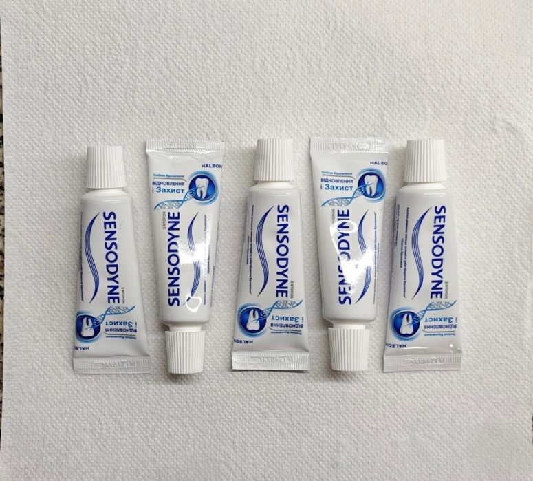 Зубні паста Parodontax/Sensodyne 5 шт