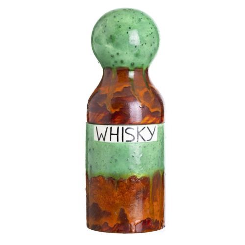 Faianças - Maria Antónia Parâmos - Garrafa de Wisky - Secla