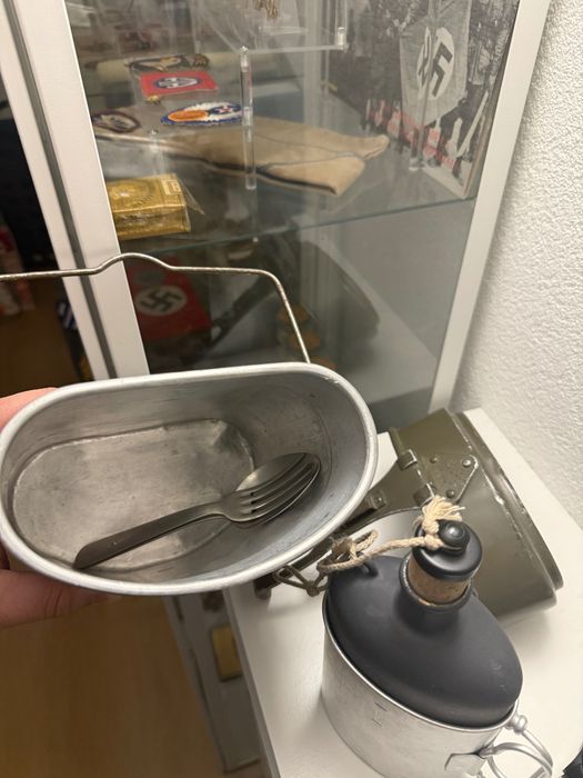 Marmita e bebedouro exército suíço