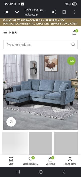 Vendo sofá  3 lugares