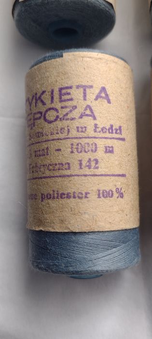 Nici odzieżowe Łódź , poliester 130 ditex x 3