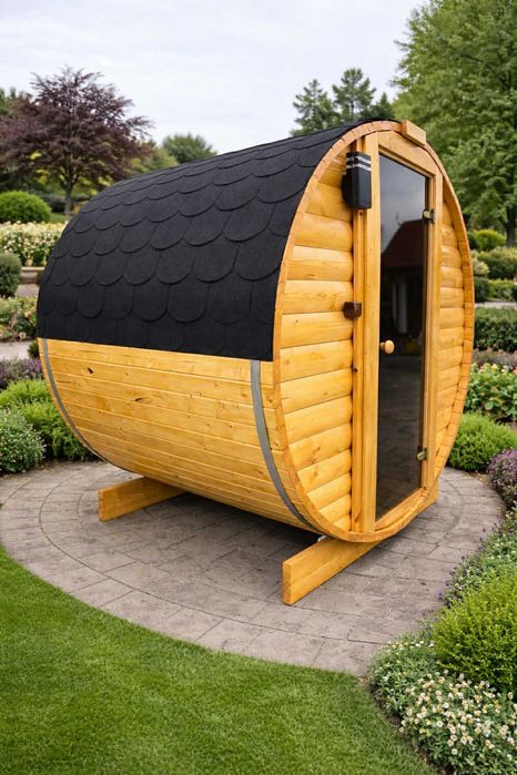 Sauna beczka fińska ogrodowa