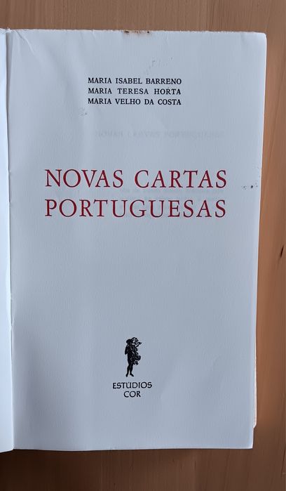 Novas cartas portuguesas. 1 edição