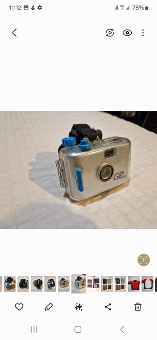 Maquina fotográfica rolo GOPRO vintage