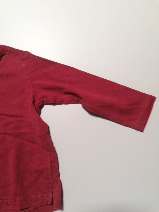 Camisola de Manga Comprida Vermelha de Bebé