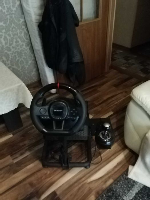 Kierownica TRACER SimRacer MANUAL Gearbox 6 in 1 + stelaz Huzaro