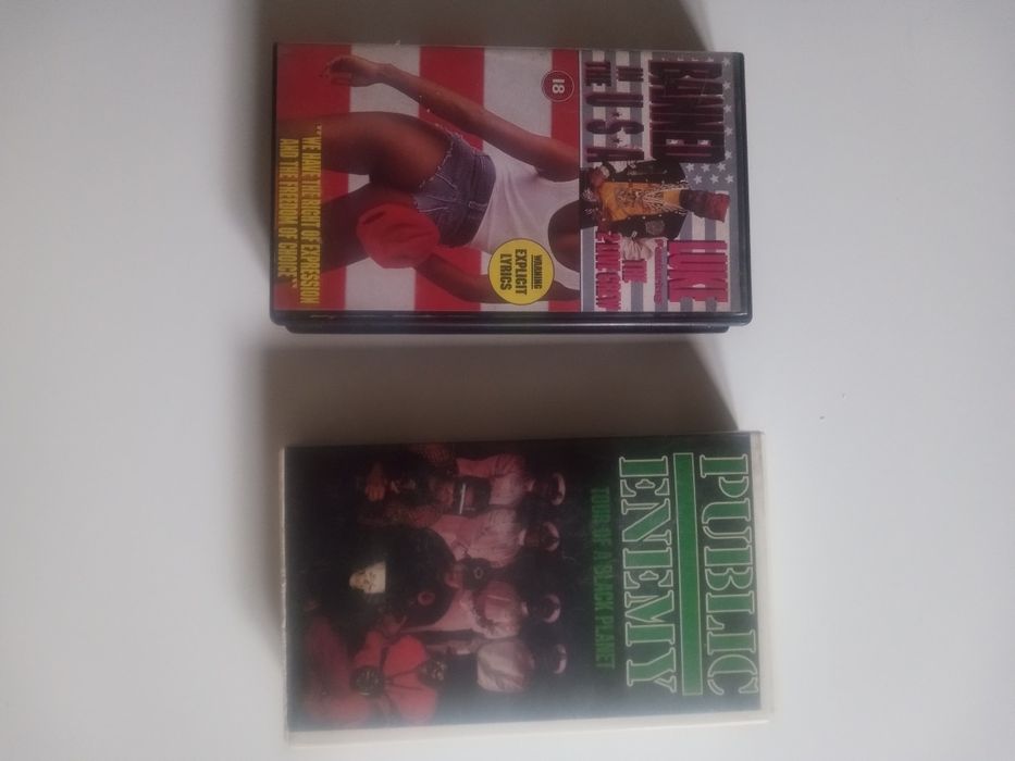Kasety VHS RAP koncert The 2 live crew ,Public Enemy