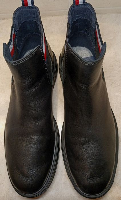 Ботинки Tommy Hilfiger челси, оригинал, кожа, демисезон