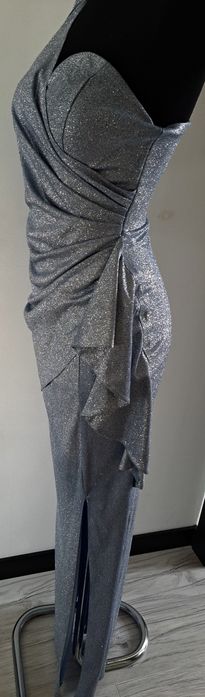 Sukienka brokat długa rozmiar 38