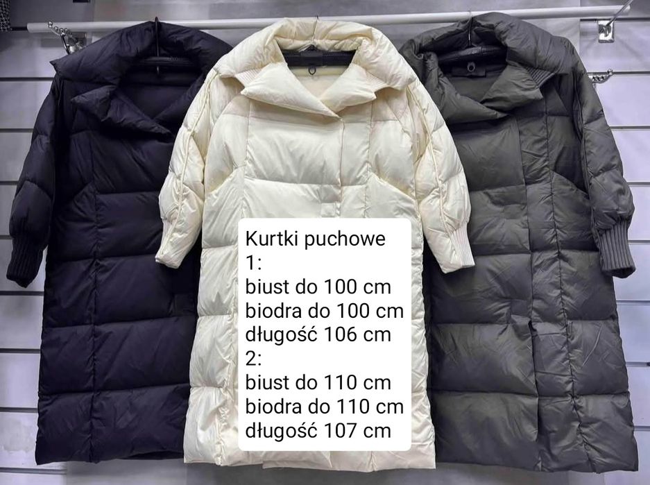 Kurtka puchowa S M L XL