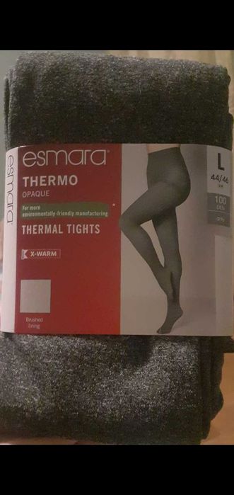 Термобелье esmara opaque 100 den,l 44-46