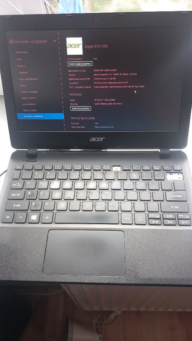 acer aspire es1-111M Net book