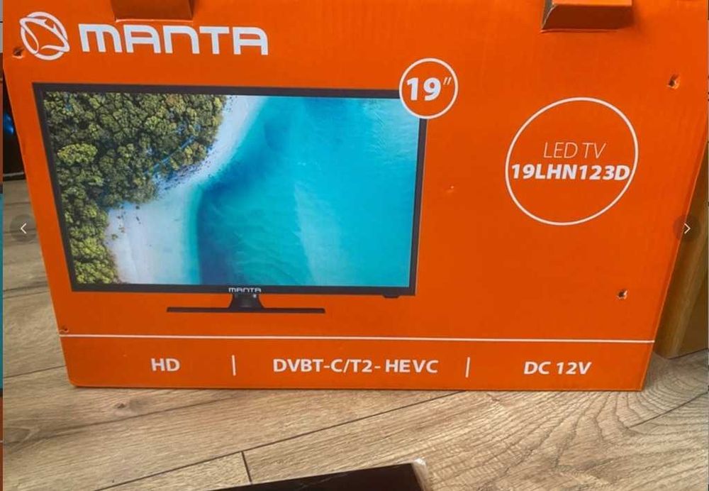 Tv Led 19 cale Manta 19LHN123D LED Usb Dvbt-2 do ZK Kraków Łagiewniki ...