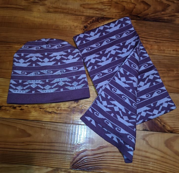 Шапка +шарф комплект