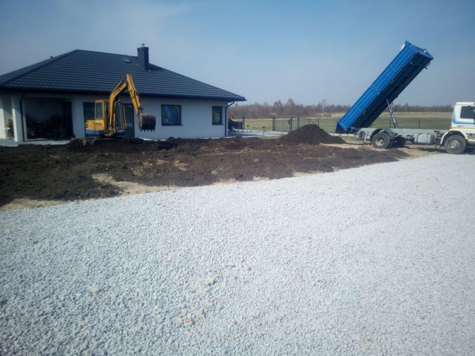 Mini Koparka,Koparko-ładowarką,Szamba ,Wyburzenia,Wywrotka,Spych,Tr