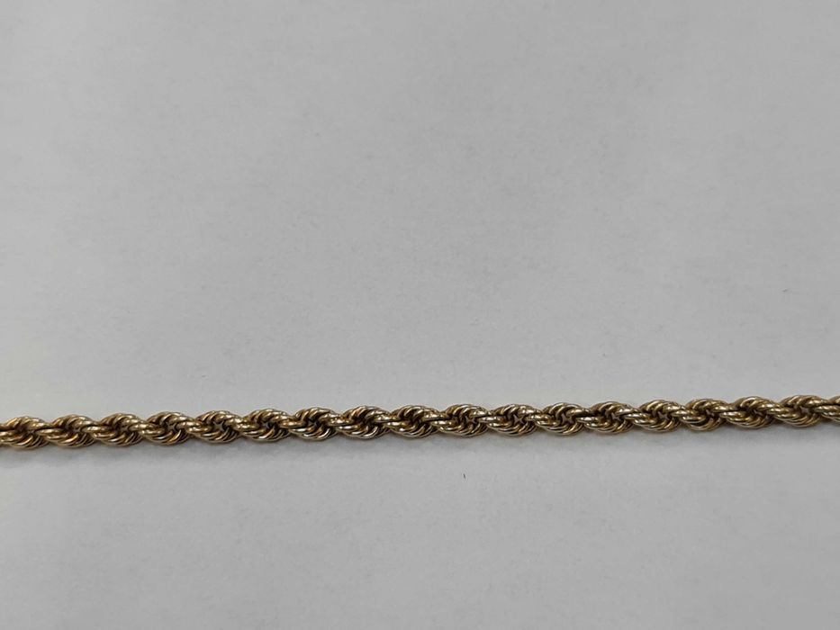 Ciekawa złota bransoletka damska/ 585/ 4.26 gram/ 19cm