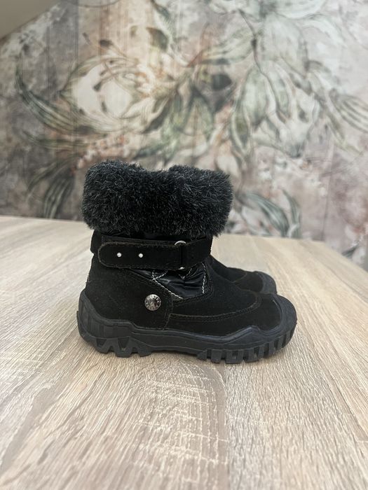 Kozaki/buty zimowe dziewczęce BARTEK r. 25 skóra naturalna