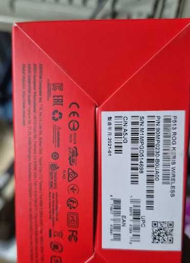Pack Gaming ASUS ROG: Headset Strix+Rato Keris Wireless (Novo/Selado)