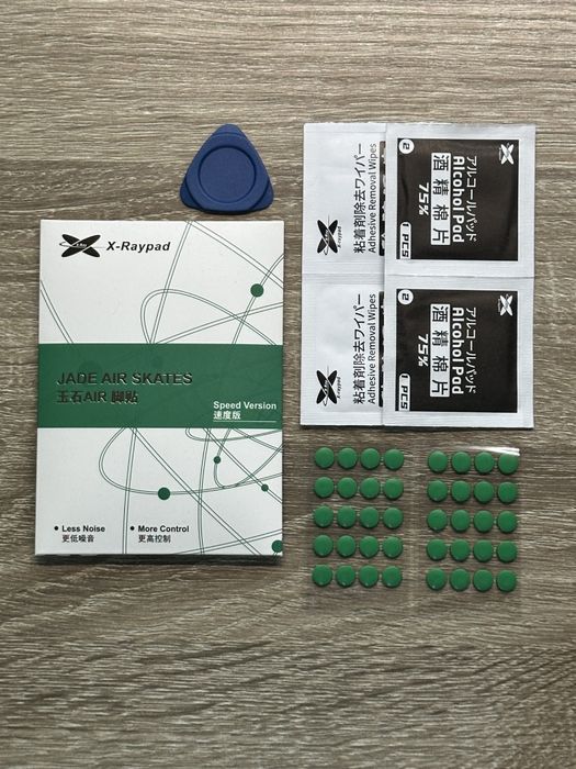 Глайди для СКЛА та ТКАНИНИ X-Raypad Air — Jade Air / Obsidian Air