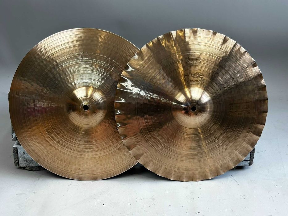 Paiste 2002 Sound Edge Black Label Hi-Hat 15" Vintage - Bonham 1975' - 1140/1117g.