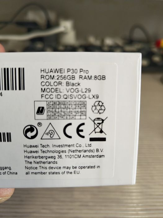 Smartfon Huawei P30 Pro 8/256gb Czarny Nowy karton