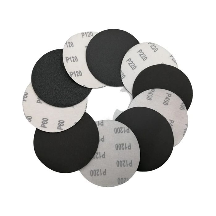 Lote de Discos de Lixa Abrasivos 125mm – 120 Unidades (Grão 80 a 320) – Novo