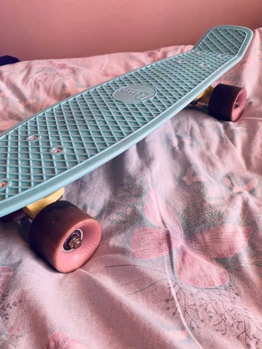 Deskorolka fiszka penny skatbording miętowa zielona oryginalna