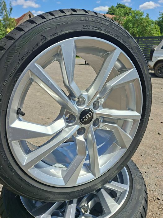 [K14] Nowe DEMO KOŁA ZIMOWE,ALUFELGI 18'' 5x112 ORYGINAŁ AUDI TT,A4 B8,B9,A6 C6+245/40R18
