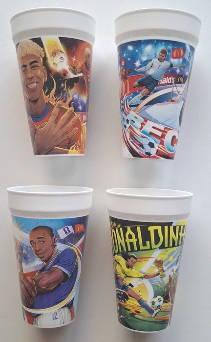 Copos McDonalds Mundial FIFA de Futebol 2026