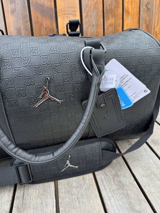 Спортивна сумка чоловіча Jordan Monogram | Сумка Джордан | Чорна