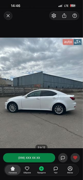 Lexus IS 200d 2012 2.2 дизель