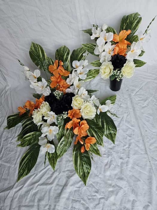 Wiązanki na cmentarz, kompozycje kwiatowe , sztuczne kwiaty TANIO!