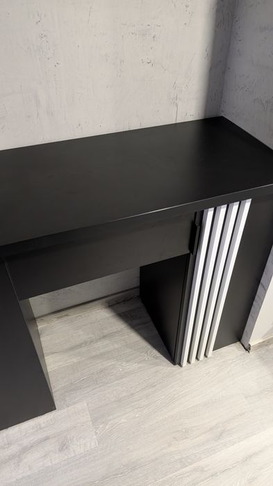 Toaletka biurko czarne 125cm