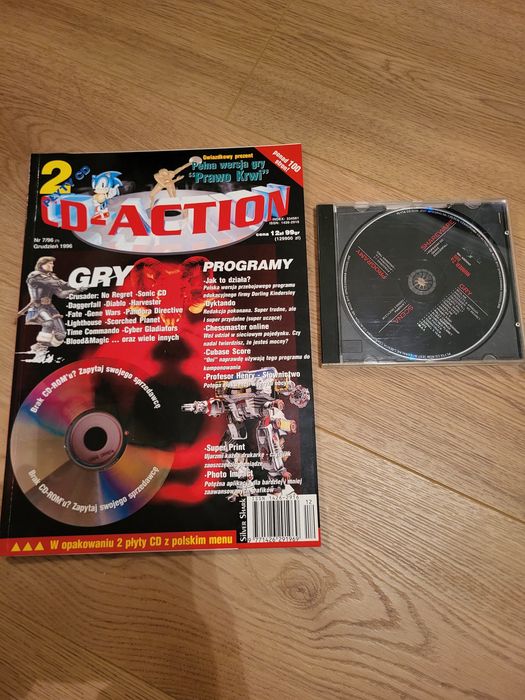 CD-Action 7/1996 nr 7 super stan z płytą  CD
