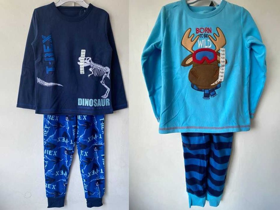 Флісова, плюшева піжама на хлопчика від 3 до 10 років Primark