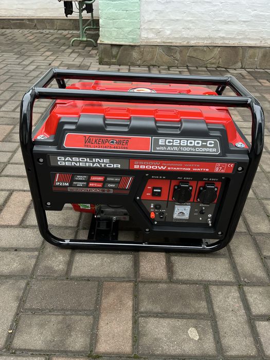 Бензиновий генератор 3 кВт Valkenpower  країна виробник Нідерланди