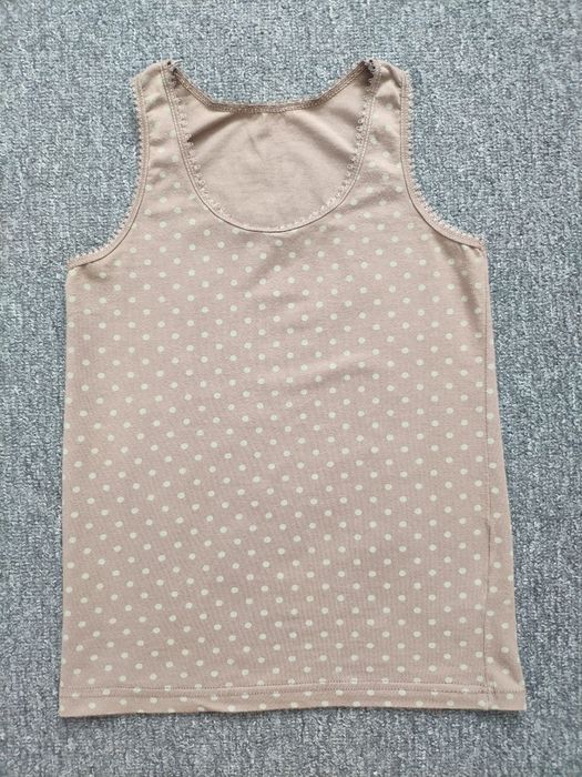 Koszulka bluzka na ramiączkach * khaki * 122