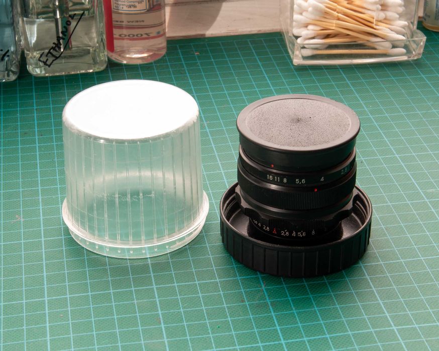 Lente Soviética Mir-1B 37mm f/2.8 Grande Angular