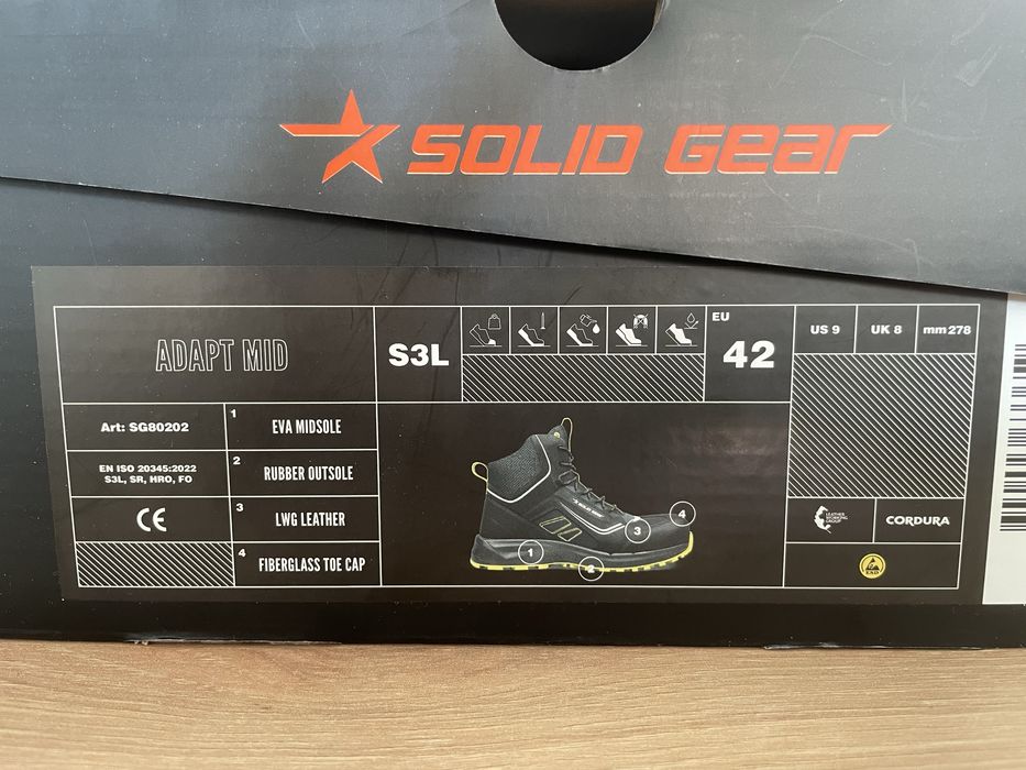 42 Buty robocze solid gear adapt mid