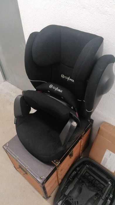 CADEIRA CYBEX cAirbag Frontal+Laterais cBase reclinavel+Isofix+CapaAB
